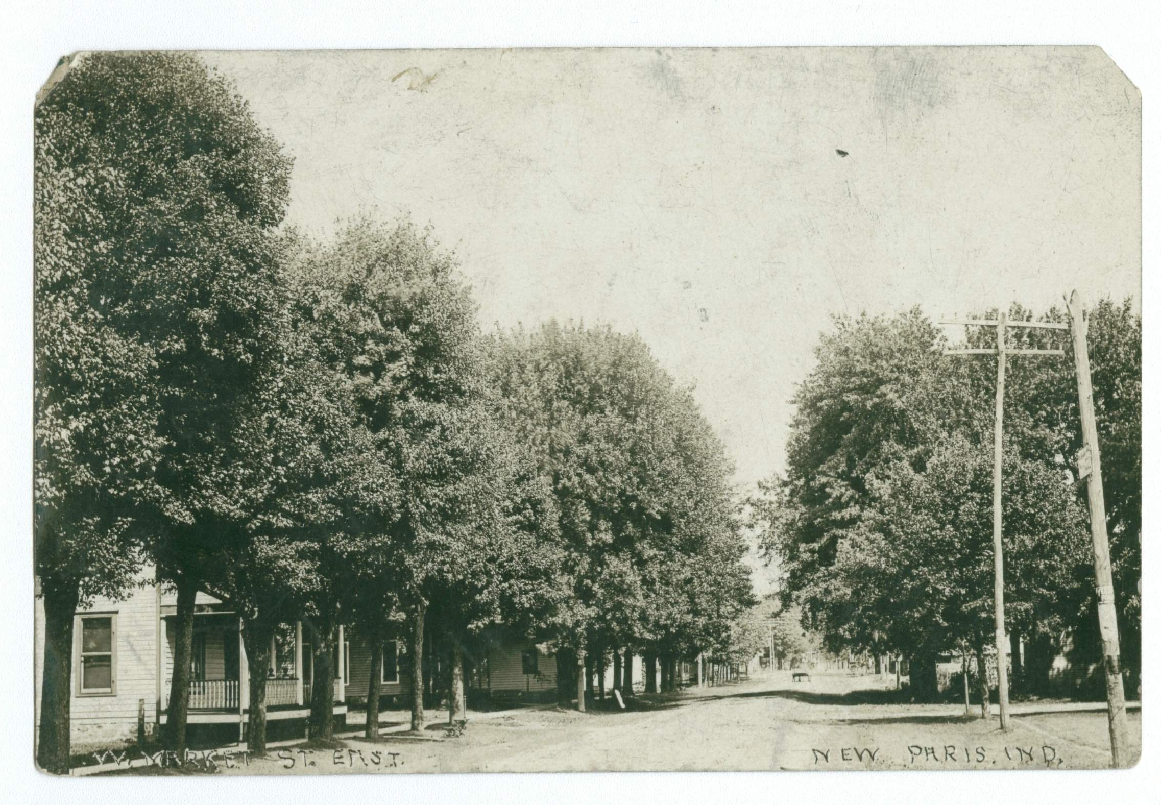 Downtown New Paris Historical View